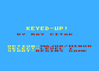 Atari GameBase Keyed-up! Antic 1988