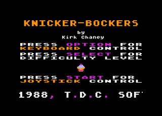 Atari GameBase Knicker-Bockers TDC_Disitributors 1988