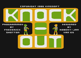 Atari GameBase Knock-Out Kingsoft 1986