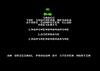 Atari GameBase Laserbase SNACC