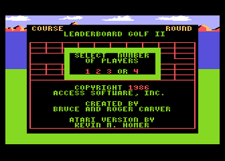 Atari GameBase Leader_Board_II Access_Software 1986