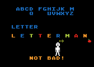Atari GameBase Letterman APX 1981