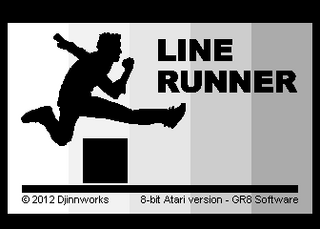 Atari GameBase Line_Runner GR8_Software 2012