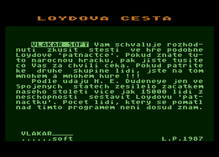 Atari GameBase Loydova_Cesta Vlakar_Soft 1987