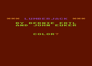 Atari GameBase Lumberjack ANALOG_Computing 1983