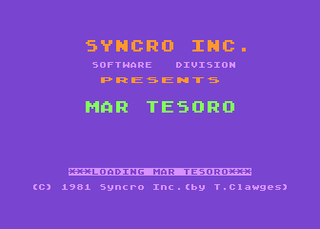 Atari GameBase Mar_Tesoro Syncro,_Inc. 1981
