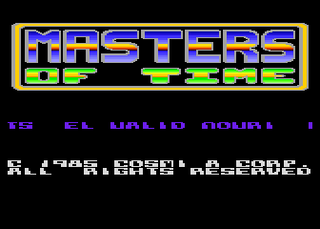 Atari GameBase Masters_of_Time Cosmi 1985