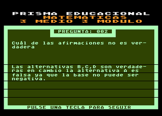 Atari GameBase Matematicas_-_3°_Medio_-_Modulo_3 Prisma 1990