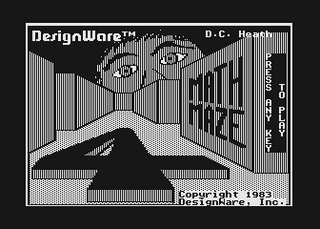 Atari GameBase Math_Maze DesignWare 1983