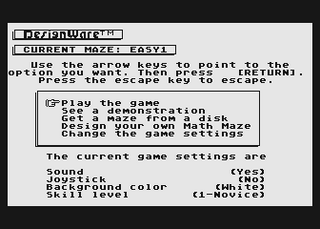 Atari GameBase Math_Maze DesignWare 1983