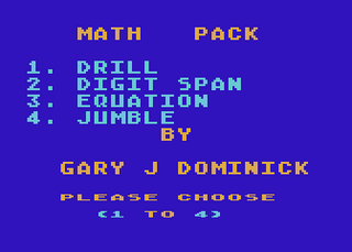 Atari GameBase Math_Pack Inhome_Software 1982