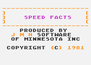 Atari GameBase Speed_Facts JMH_Software_of_Minnesota 1981