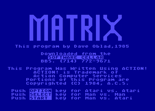 Atari GameBase Matrix (No_Publisher) 1985