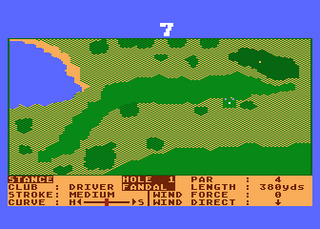 Atari GameBase Maxi_Golf Sunset_Software 1984