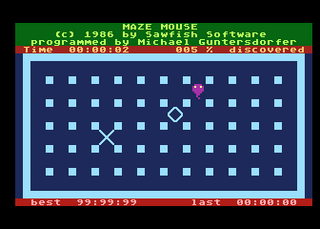Atari GameBase Maze_Mouse Sawfish_Software 1986