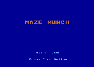 Atari GameBase Maze_Munch Atari_User 1985