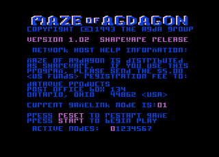 Atari GameBase Maze_of_AGDAgon (No_Publisher) 1992