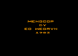 Atari GameBase Mengcop (No_Publisher) 1983