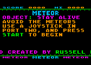 Atari GameBase Meteor (No_Publisher) 1984