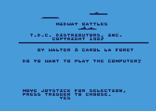 Atari GameBase Midway_Battles TDC_Disitributors 1987