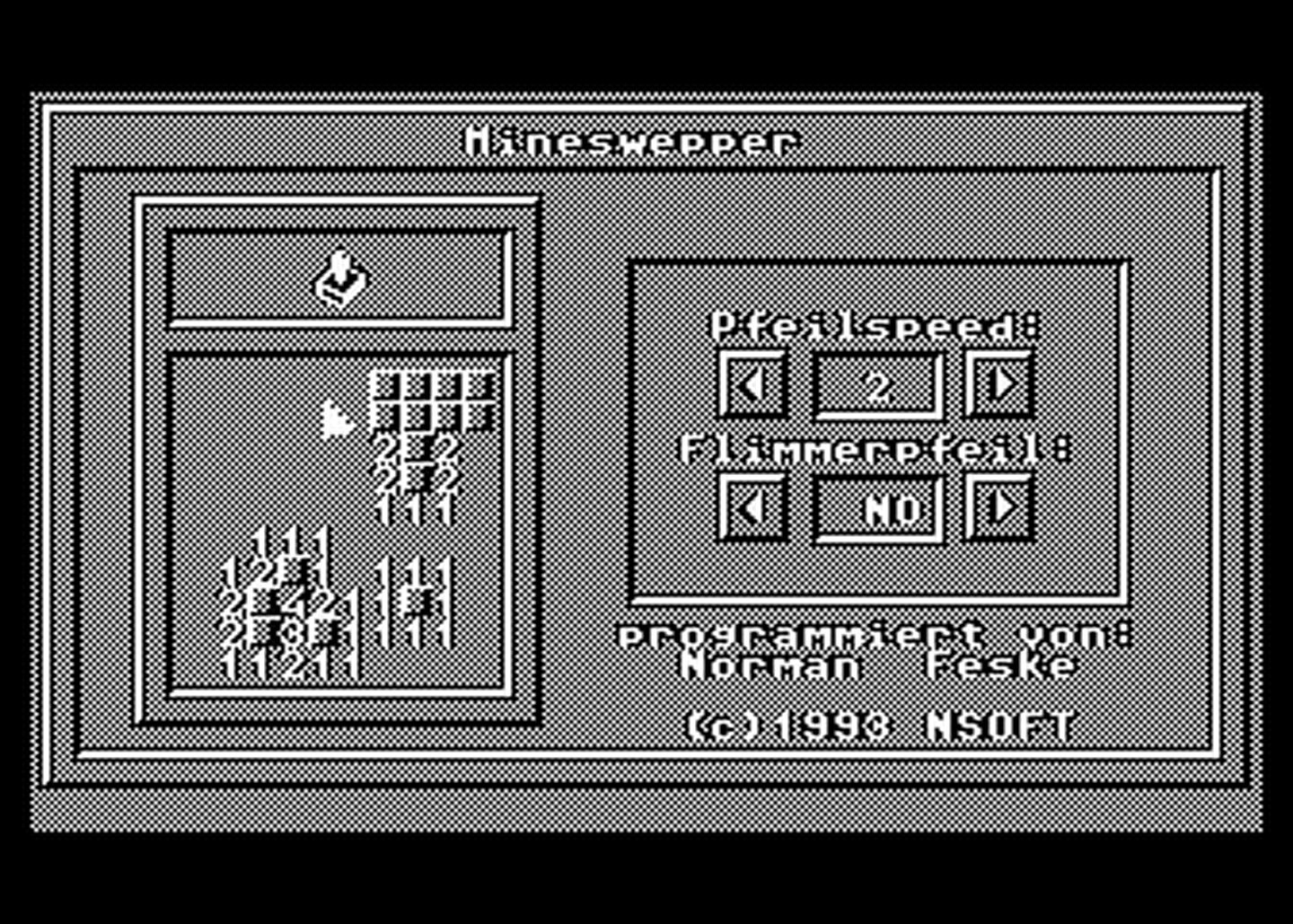 Atari GameBase Minesweeper NSoft 1993