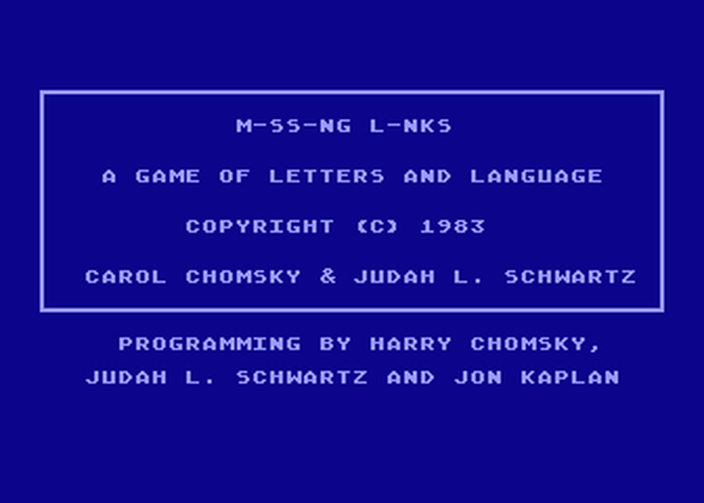 Atari GameBase M-ss-ng_L-nks HESWare 1984