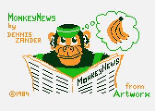Atari GameBase Monkey_News Artworx 1984