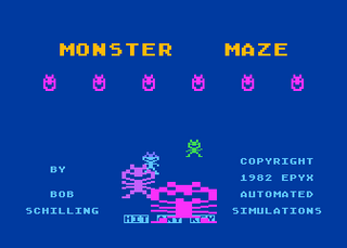 Atari GameBase Monster_Maze Epyx 1982