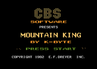 Atari GameBase Mountain_King CBS_Software 1982