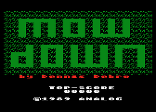 Atari GameBase Mow_Down ANALOG_Computing 1989