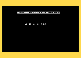 Atari GameBase Multiplication_Helper Mace 1982