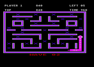 Atari GameBase Nibbler Datasoft 1983