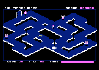 Atari GameBase Nightmare_Maze Blue_Ribbon_Software 1986