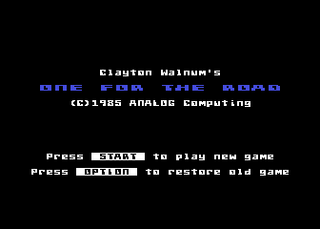 Atari GameBase One_for_the_Road ANALOG_Computing 1985
