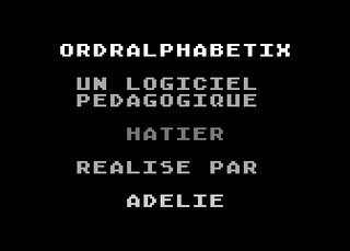 Atari GameBase Ordralphabetix Hatier 1983