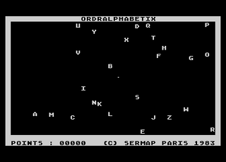 Atari GameBase Ordralphabetix Hatier 1983