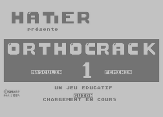Atari GameBase Orthocrack_1 Hatier 1984