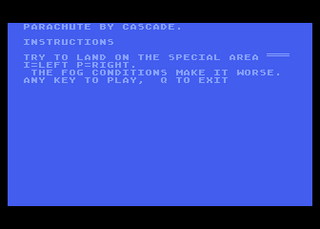 Atari GameBase Parachute Cascade_Games 1984