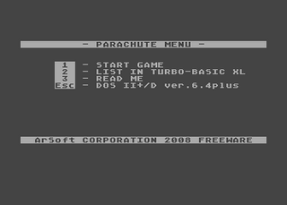 Atari GameBase Parachute ArSoft_Corporation 2008