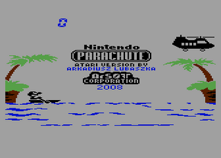 Atari GameBase Parachute ArSoft_Corporation 2008