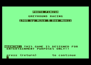 Atari GameBase Photo-Finish_-_Greyhound_Racing (No_Publisher) 1985