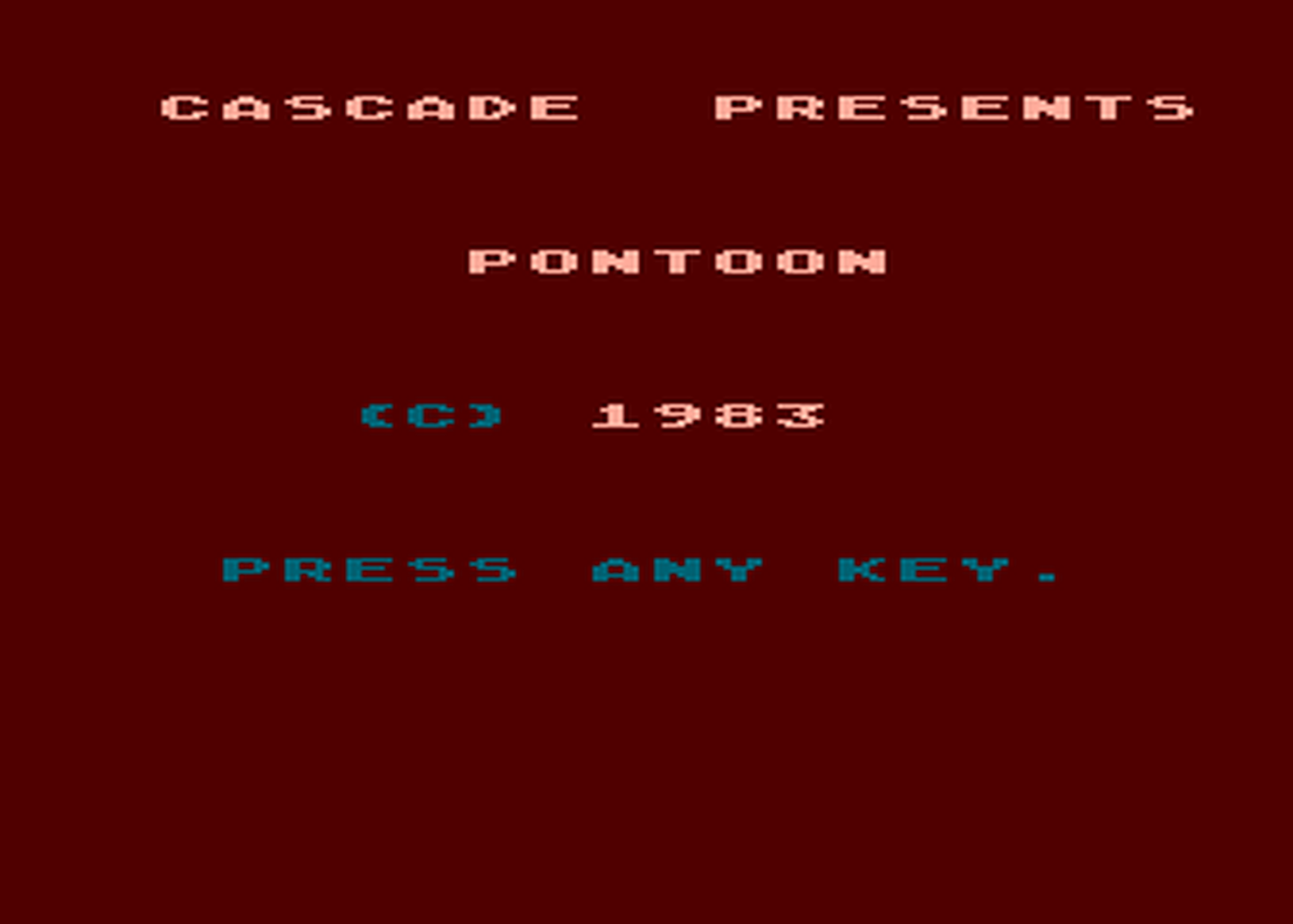Atari GameBase Pontoon Cascade_Games 1984