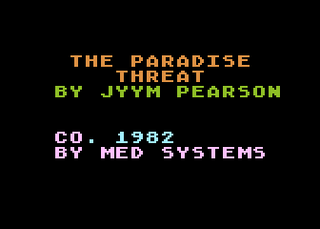 Atari GameBase Paradise_Threat,_The Med_Systems_Software 1982