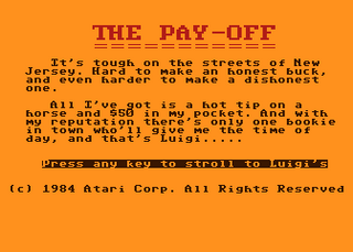 Atari GameBase Pay-Off,_The Atari_(UK) 1984