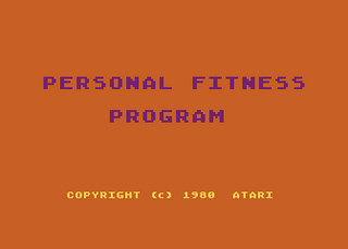 Atari GameBase Personal_Fitness_Program APX 1981