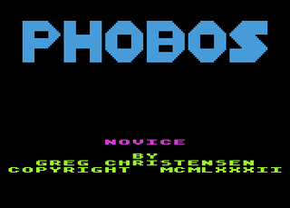 Atari GameBase Phobos APX 1982