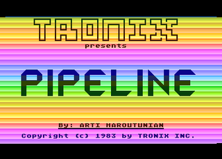 Atari GameBase Pipeline Tronix_Software 1983