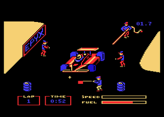 Atari GameBase Pitstop Epyx 1983