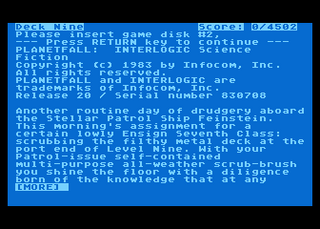 Atari GameBase Planetfall Infocom 1983