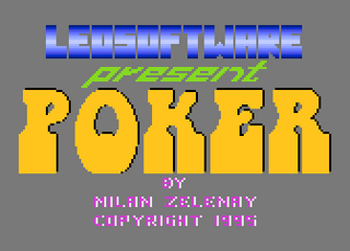 Atari GameBase Poker LeoSoftware 1995